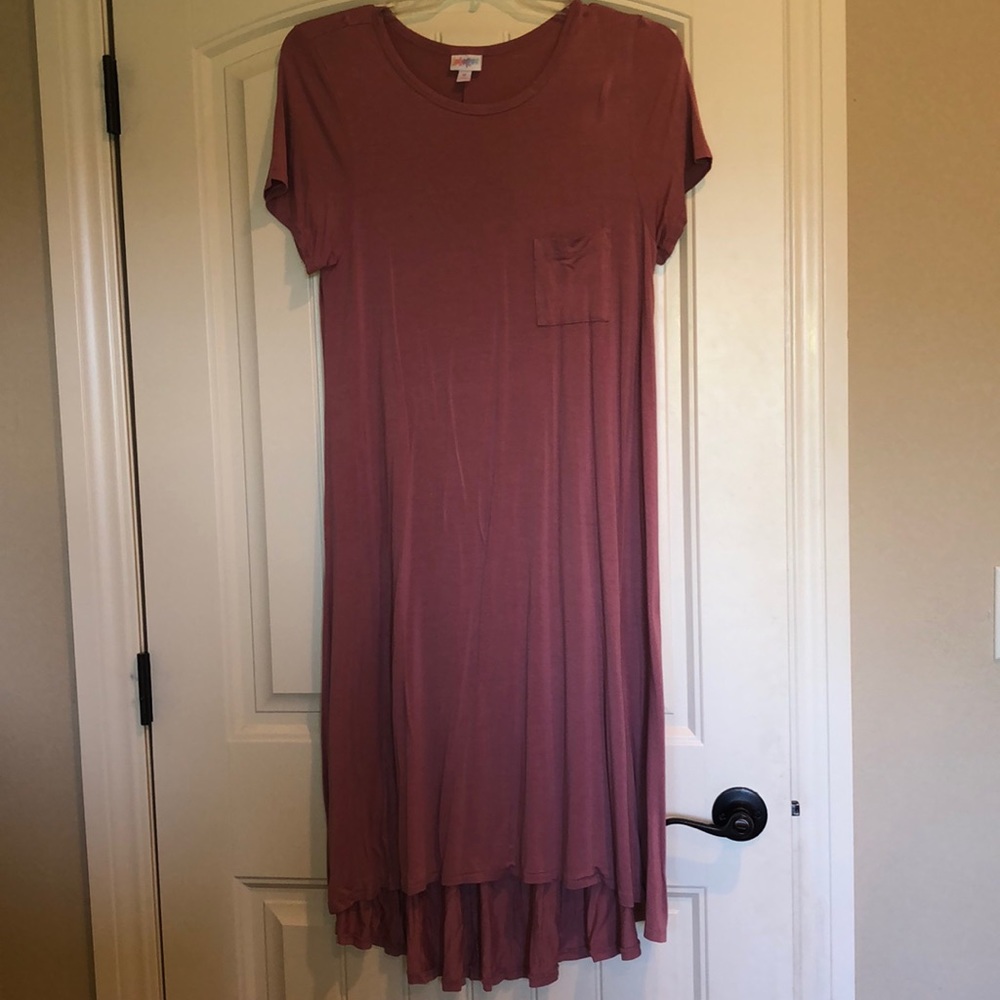 Dusty pink LuLaRoe Carly